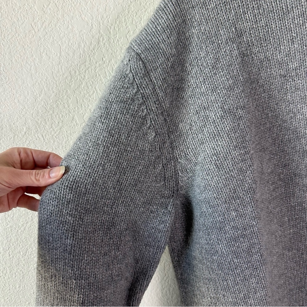 ANINE BING Rosie Gray Pullover Knit Cashmere Sweater SZ S - Picture 5 of 9